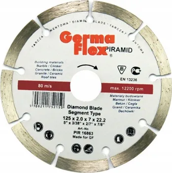 Řezný kotouč DIAMANTOVÝ KOTOUČ SEGMENTOWA 180 mm NA BETONU