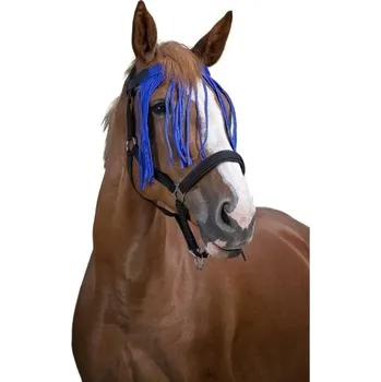 Koňská maska proti hmyzu Třásně proti hmyzu NORTON královsky modré FULL