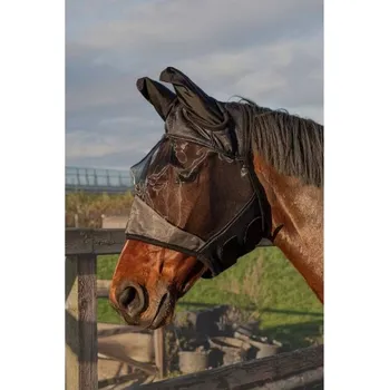 Koňská maska proti hmyzu Maska proti hmyzu HARRY'S HORSE Flyshield SHETTY