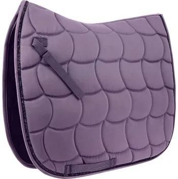 Drezurní podsedlová dečka EQUITHEME Satin švestková DR