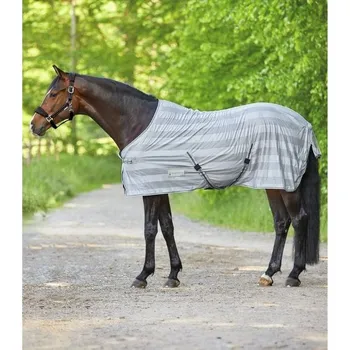 Deka pro koně Deka proti hmyzu WALDHAUSEN Eco silver grey/grey 165cm (DOPRODEJ)