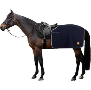 Deka pro koně Bederní deka HORZE Augusta Wool tmavě modrá 125cm