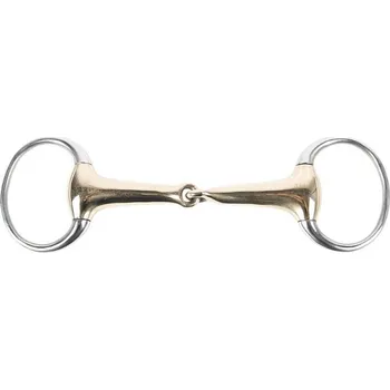 Udidlo pro koně Udidlo oliva HARRY'S HORSE Gold Brass jednou lomené 23mm/14,5cm