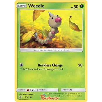 Sběratelská karetní hra Weedle 003/181 - Team Up Typ karty: Non-Holo