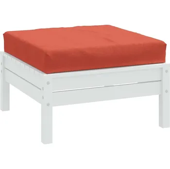 Podsedák vidaXL Poduška na palety melanž 60x60x9,5 cm textil [4002663] Barva: Červená