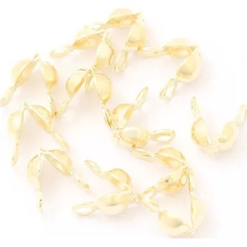 Materiál na výrobu šperku EU Kalota s očkama MINI 3mm chirurgická ocel gold plating 24kt