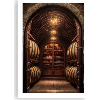 Obraz Plakát bez rámu do obýváku ložnice 50x70 víno moderní módní obraz