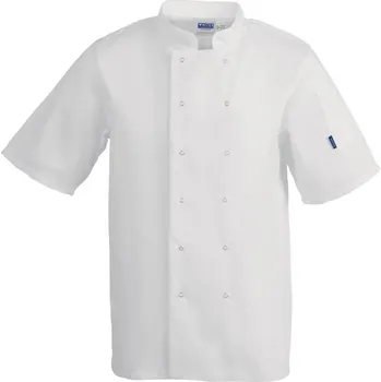 Gastro oděv Whites Chefs Clothing Whites kuchařský rondon Vegas s krátkým rukávem bílý - XS