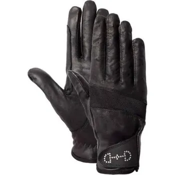Dámské rukavice HORZE Leather černé (6)