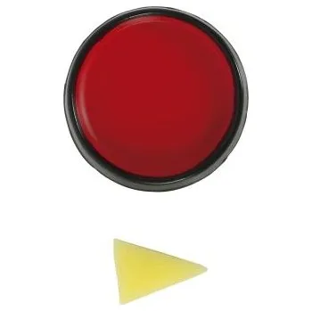 Přípravek na tvář Červený Make-up s houbou 9g - Halloween