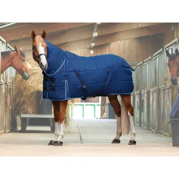 Jezdectví Stájová deka RIDING WORLD Combo 300g modrá 150cm