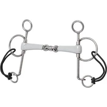 Udidlo pro koně Udidlo pelham BERIS Long medium dvakrát lomené 125mm
