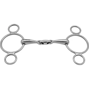 Udidlo pro koně Udidlo pessoa SPRENGER 3-Ring dvakrát lomené 135mm/16mm