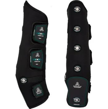 Koňské kamaše Magnetické kamaše ACAVALLO zadní černé (S)