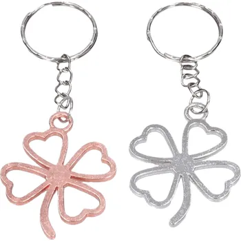 Klíčenka čtyřlístek velký z kovu