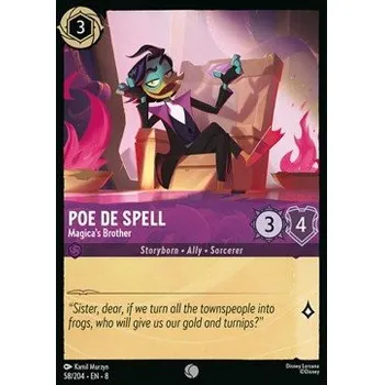 Karetní hra Poe De Spell 058/204 - Reign of Jafar Typ karty: Standard