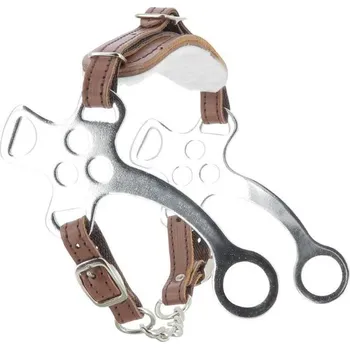 Udidlo pro koně Hackamore METALAB chromová ocel FULL