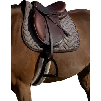 Všestranná podsedlová dečka EQUITHEME Tweedytan beige VS