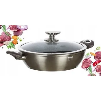 Pánev Tradiční hrnec Domosfera Metalic Platinum Banquet 3,7 l 28 cm