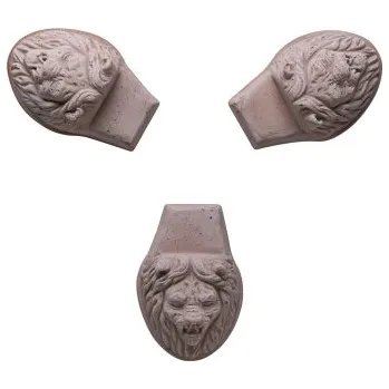 Květináč Nožky pod květináč Lion Head Rosa - set 3 ks