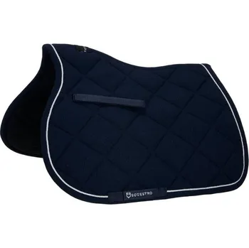 Všestranná podsedlová dečka EQUESTRO Cotton prošívaná dark blue VS