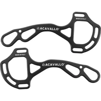 Udidlo pro koně Hackamore ACAVALLO Alupro charcoal