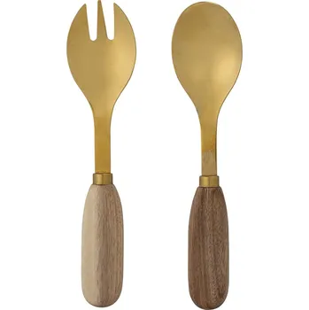 Příbor Salátový příbor 2 ks THINA Bloomingville - zlatý