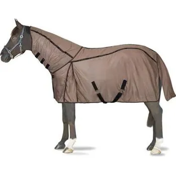 Deka pro koně Deka proti hmyzu HORZE UV s krkem ginger 155cm