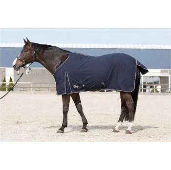 Deka pro koně Lehká stájová deka HARRY'S HORSE Honeycomb modrá 145cm