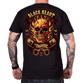BLACK HEART Triko Hell Boy černá - 3XL