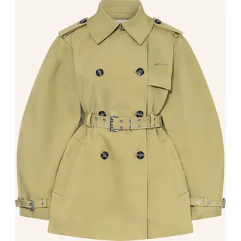 Ganni Dámský Trenčkot, světle zelená, 40