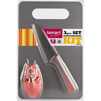 Sporák Lamart LT2099 Set 3ks - nůž, brousek, prkénko KIT