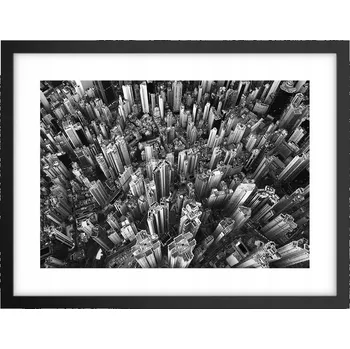 Obraz Obraz plakát v černém rámu do obýváku 40x30 architektura foto na zeď