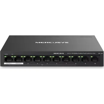 Switch Mercusys MS110P 10Port 100Mbps PoE Switch