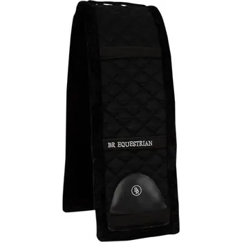 Podložka pod lonžovací obřišník BR Artificial Fur černá/černá