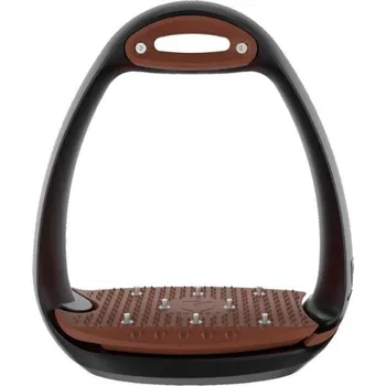 Třmeny COMPOSITI Eole Airpro černé/hnědé