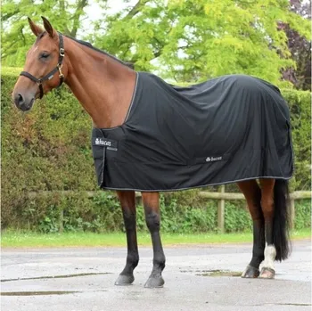 Vybavení pro koně Transportní/odpocovací deka BUCAS Power Cooler black/silver 155cm