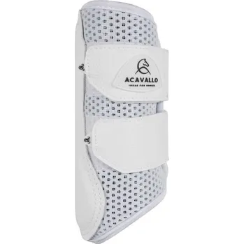 Ochrana nohy a ocasu Kamaše ACAVALLO perforované přední bílé (S)