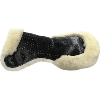 Tlumící gelová dečka HORSENA Slim pod skokové sedlo černá/béžová