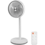 Sencor - Stojanový ventilátor 3D UltraSilent 26W/230V bílá + dálkové ovládání