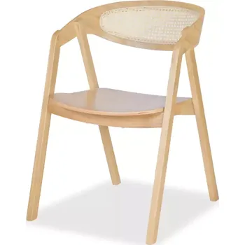 Jídelní židle Jídelní židle Guru lux - dub masiv/opěrka výplet - SLEVA 3% s kodem radost25