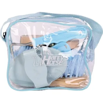 Čištění pro koně Sada čištění HARRY'S HORSE světle modrá