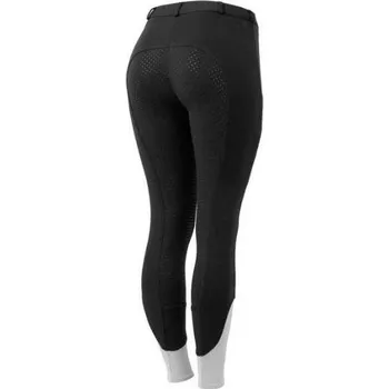 Jezdecké kalhoty Dámské jezdecké rajtky HORZE Felicia full grip černé (34)
