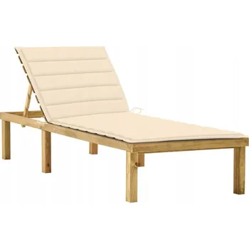 Obraz Lehátko VidaXL béžové dřevěné