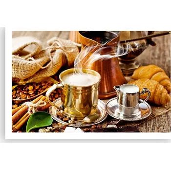 Obraz Obraz plakát do obýváku ložnice 91x61 káva foto plakáty na zeď bez rámu