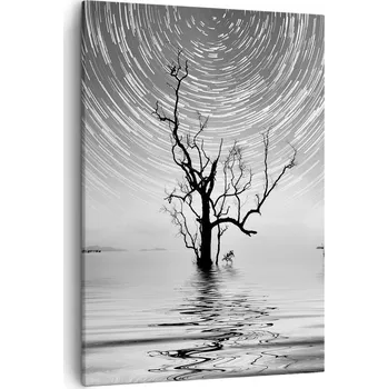 Obraz Obraz na plátně do obýváku ložnice 50x70 abstrakce obrazy na zeď