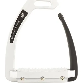 Bezpečnostní třmeny BR Lavello silver/black 12cm