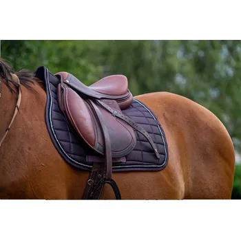 Všestranná podsedlová dečka EQUITHEME Domino fialová VS