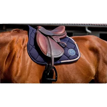 Všestranná podsedlová dečka EQUITHEME Badge 2.0 tmavě modrá VS