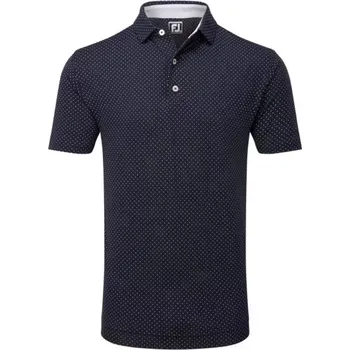 FootJoy Stretch Lisle Dot Print pánské polo, tmavě modré pánské, M